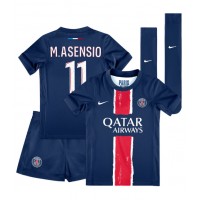 Paris Saint-Germain Marco Asensio #11 Hemmatröja Barn 2024-25 Kortärmad (+ Korta byxor)